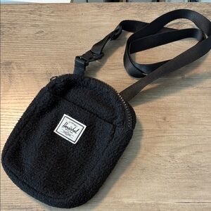 Herschel Supply Company Black Belt Cross Body Bag